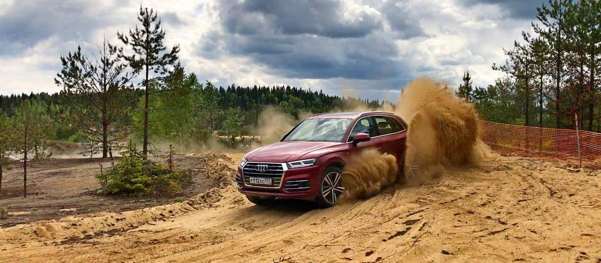Новый Audi Q5 проверен песками Карелии